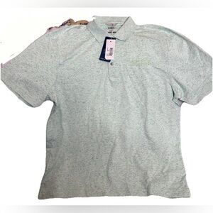 Men's Cutter & Buck Striped Polo - Mint Green - Size XL